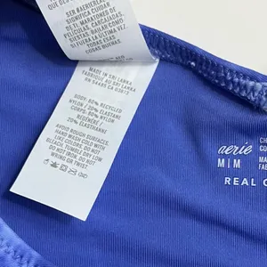 Aerie • NWT Blue Tie-Dye Cheekiest Ruffle Women's Swim Bottom thumbnail 8