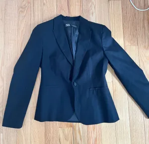 ZARA Blazer Jacket Black Women’s thumbnail 1