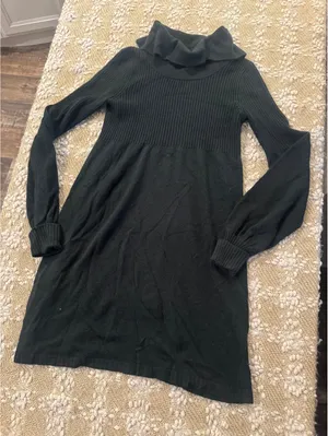 Rubbish black knit Fashion sweater dress, Size M thumbnail 4