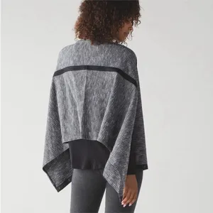 Lululemon Vinyasa Gray Wrap Scarf thumbnail 4