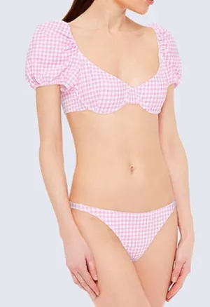Caroline Constas Pink Bikini Size XS thumbnail 1