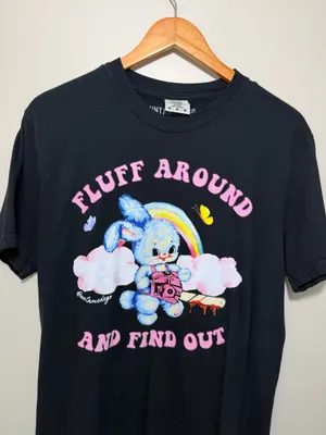 Untamed Ego Funny Bunny T-Shirt Unisex thumbnail 2
