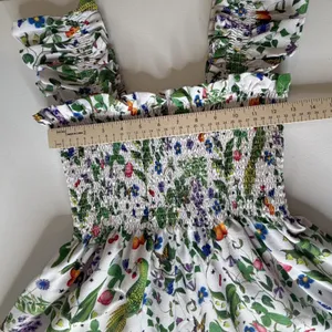 Hill House Stephanie Fishwick‎ Nap Dress XS Mulitcolor Garden Veggies Colorful thumbnail 9