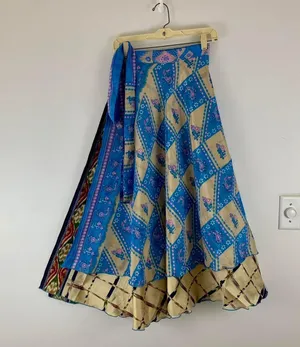 Reversible Maxi Wrap Skirt BINS304 thumbnail 1