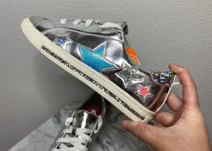 Wonder Nation Silver Glitter Fashion sneakers thumbnail 6