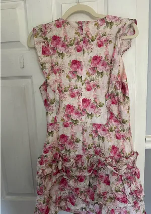 These Three Boutique Ruffle Dress Pink thumbnail 6