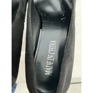 Womans Made In China Black Faux Suede Platform High Heel Eu 41 Us 8 thumbnail 6