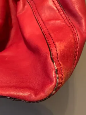 Michael Kors Red Purse thumbnail 3