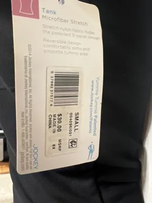 Jockey® Slimmers Black Breathe Tank thumbnail 5