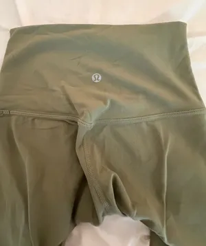 Lululemon High Rise Align 28’ Leggings in Olive Green Size 2 thumbnail 1