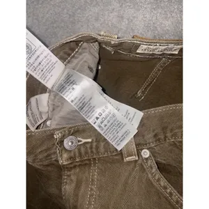 Levis Dad Utility Carpenter Jean Women Sz 26x30 Brown Denim Premium Big E thumbnail 7