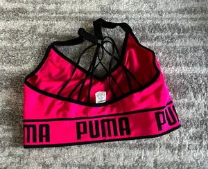 Puma Pink Sports Bra thumbnail 2