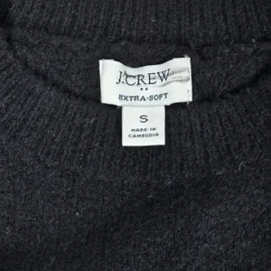 J. Crew Factory Crewneck sweater in extra-soft yarn Black S‎ thumbnail 3
