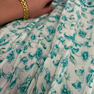 turquoise flowy mini dress Blue thumbnail 1