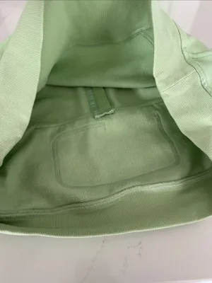 Lululemon Scuba Oversized Half-Zip‎ Hoodie in Creamy Mint Size XS/S thumbnail 6