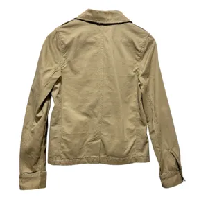 Old Navy Women Military Utility Jacket S Tan Safari Gorpcore Field Coat Cotton thumbnail 2