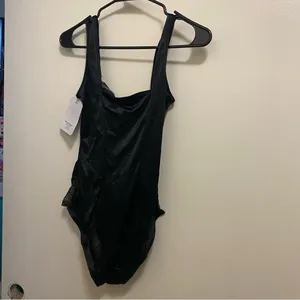 FIT Womens Black Body Suit Sexy Control M Medium Bust 36” Shapewear 303727 NWT thumbnail 9