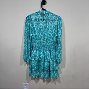 Easy Clothes Blue And Green Manae Dress Our Color: Blue And Green size medium thumbnail 7