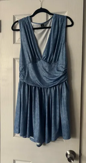 Romper Dress Blue Size XL thumbnail 1