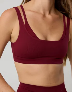 Offline by aerie dark red workout set leggings size S thumbnail 1