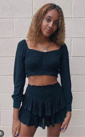 Rock N Rags black skort  thumbnail 1