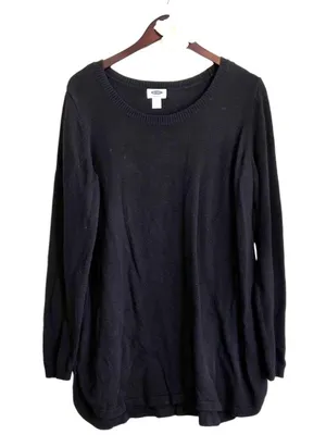 Black Maternity Nursing Sweater Relaxed Fit Sz X large thumbnail 1