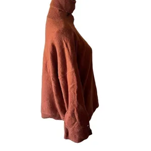 Michael Kors Women Turtleneck Sweater Rust Orange Merino Alpaca XL thumbnail 5