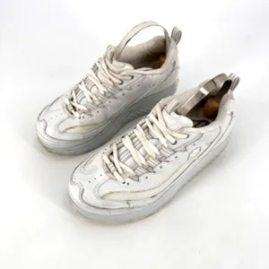 Skechers Women's Shape Ups 11800 Metabolize Sneaker Shoes Silver White‎ Size 6 thumbnail 2