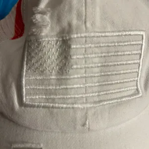 American Flag Mesh Back Trucker Hat Pony Cap. White thumbnail 10
