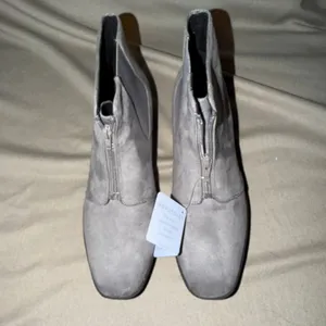 Aerosoles Carin Grey Wedge Platform Ankle Boots Side Zip Women 12M‎ New thumbnail 4