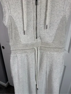Free People Movement Jumpsuit Size XS Gray Hooded Wide Leg NWOT thumbnail 4