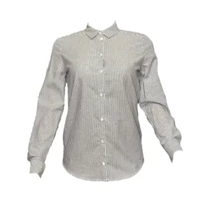 SÉZANE Tomboy Stripe Shirt, Ecru/Blue, FR36/US4 thumbnail 11