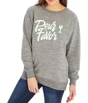 Wildfox Pour Favor Crewneck Sweatshirt Women’s 2XL thumbnail 1