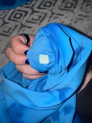 Lululemon wundertrain set hazy floral blue multi  thumbnail 6
