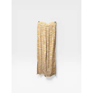 Anthropologie Charming Charlie Beige Zebra Print Wide Leg Boho Pants Size Small thumbnail 5