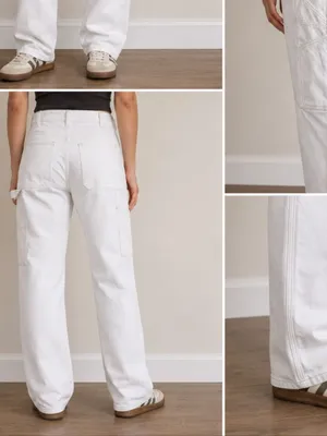 Abercrombie & Fitch Mid Rise Slouchy Jean thumbnail 9