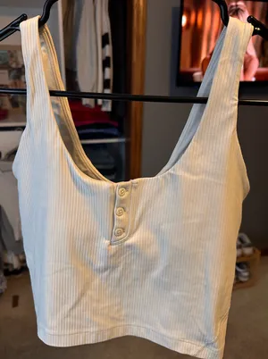 Lululemon Cream Ribbed Align Tank thumbnail 1