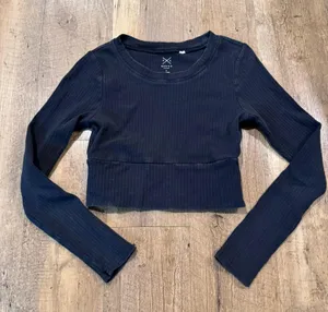 PacSun Cropped Ribbed Long Sleeve thumbnail 1
