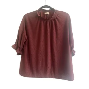 ✨MADEWELL Clipdot Ruffle Sz Large Top✨ thumbnail 5