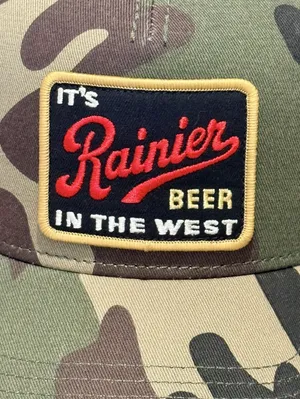 New American Needle Rainier Beer Camo Trucker Hat thumbnail 5