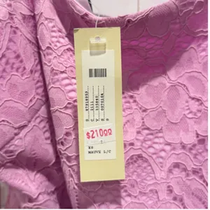 NEW BHLDN Anthropologie Maria Purple‎ Pink mauve Sleeveless Lace Midi Dress XS thumbnail 4