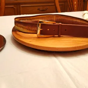 Michael Kors BROWN/GOLD BELT thumbnail 3