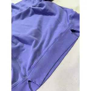 Aerie Distressed Purple Crew Sweater Oversize Small D48 Cozy Fall Wear Cottage thumbnail 5
