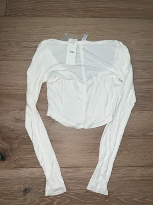 Urban Outfitters brand new button up long sleeve white xs thumbnail 3