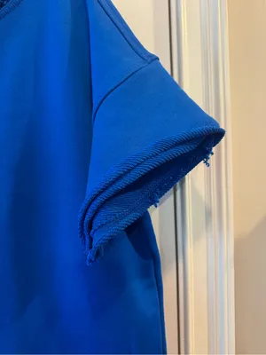 Free People Cruise Sweatshirt Tee in Stellar Blue NWOT $98 Retail thumbnail 6