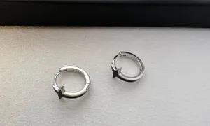 14mm Star Small Hoop Earrings for Men Women,Streetwear Punk Hip Hop Unisex Style thumbnail 1
