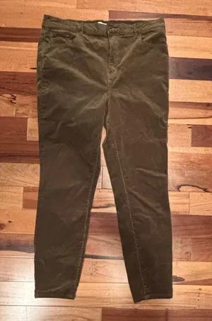 LOFT by Ann Taylor | ladies High Waist Skinny Corduroy Pants. Size: 32/14 thumbnail 14