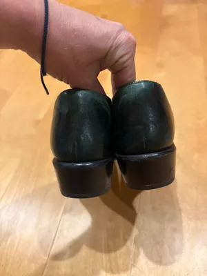 Sonora Quinn women’s Ankle Boots shoes leather zip western green sz 8.5 thumbnail 5