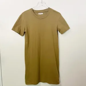 MADEWELL Tee‎ Dress in Olive Green thumbnail 2