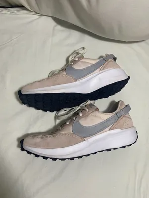 Nike Waffle Debut Women's Sneakers Pink Gray Running Shoes Size 8 DH9523-605 thumbnail 4